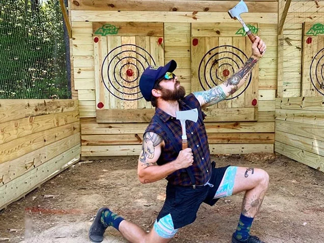 National annual pass - outdoor axe throwing - Go Ape zipline & adventure park