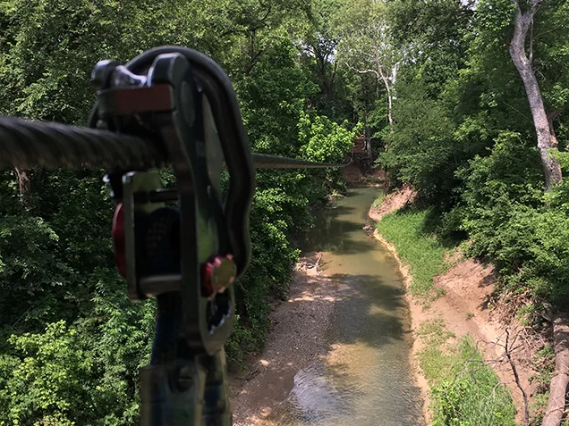 ziplining at Go Ape zipline plano