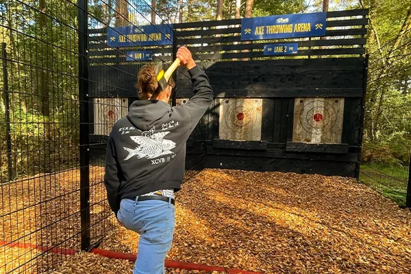 Outdoor Axe Throwing near me - Go Ape Zipline & Adventure Park