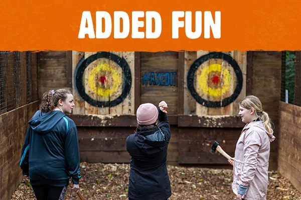 Add Ons - Axe Throwing and Forest EscAPE