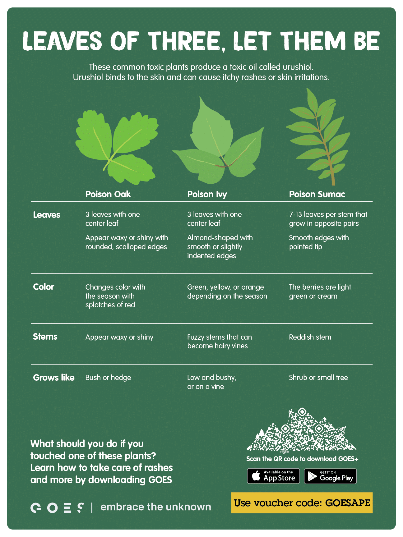GOES Leaves Of Three