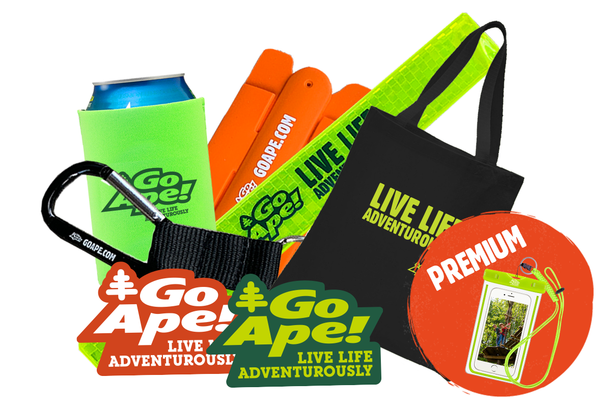 Premium adult birthday party goodie bag - Go Ape Zipline & Adventure Park