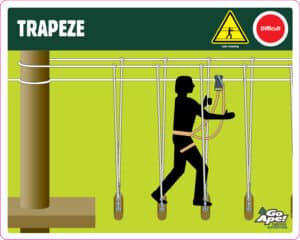 Go Ape Zipline & Adventure Park Trapeze Crossing