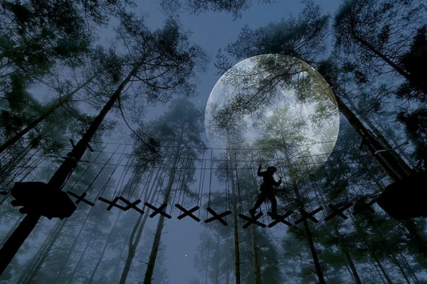 Go Ape Frights at Height Night Pass - Nighttime Halloween Activities 2024