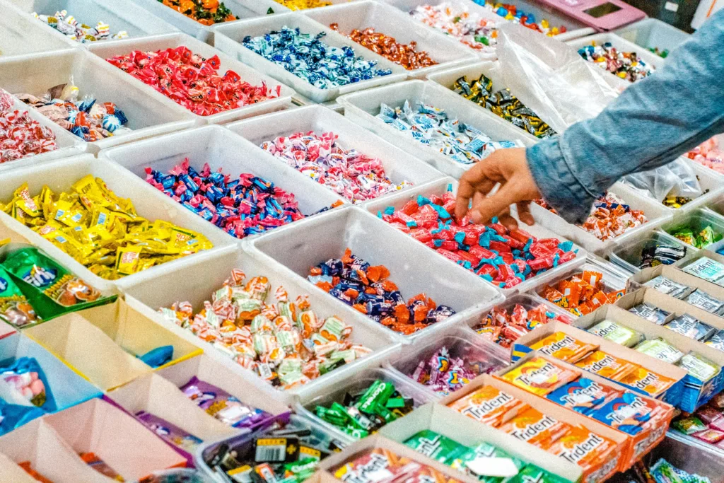 sugary snacks and candy